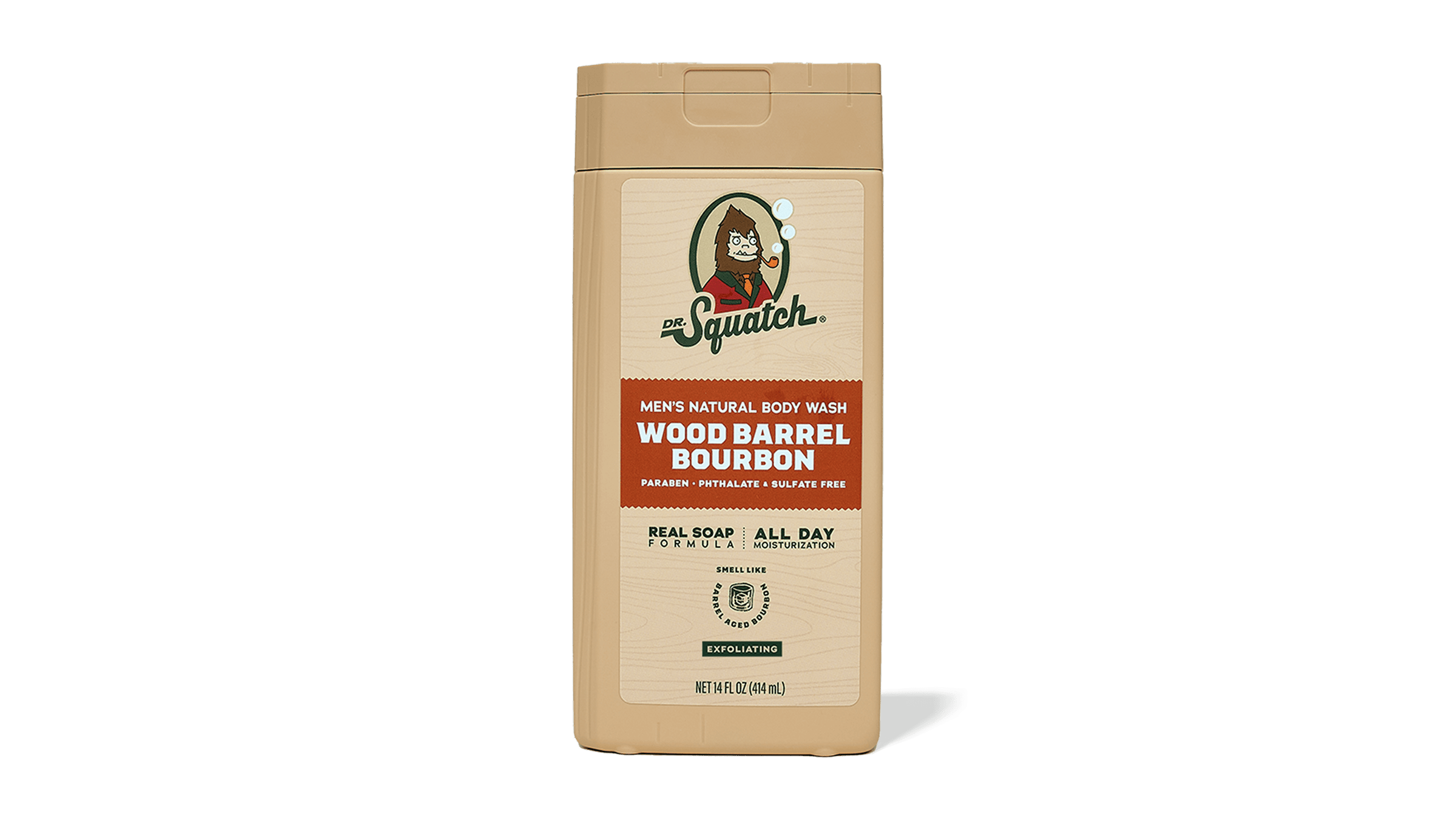Exfoliating Body Wash  Wood Barrel Bourbon